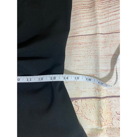 Vintage Cache Women's Black Ruched Button Front Blazer - 6 - Picture 9 of 12